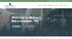 Desktop Screenshot of mckaysmillhoa.com